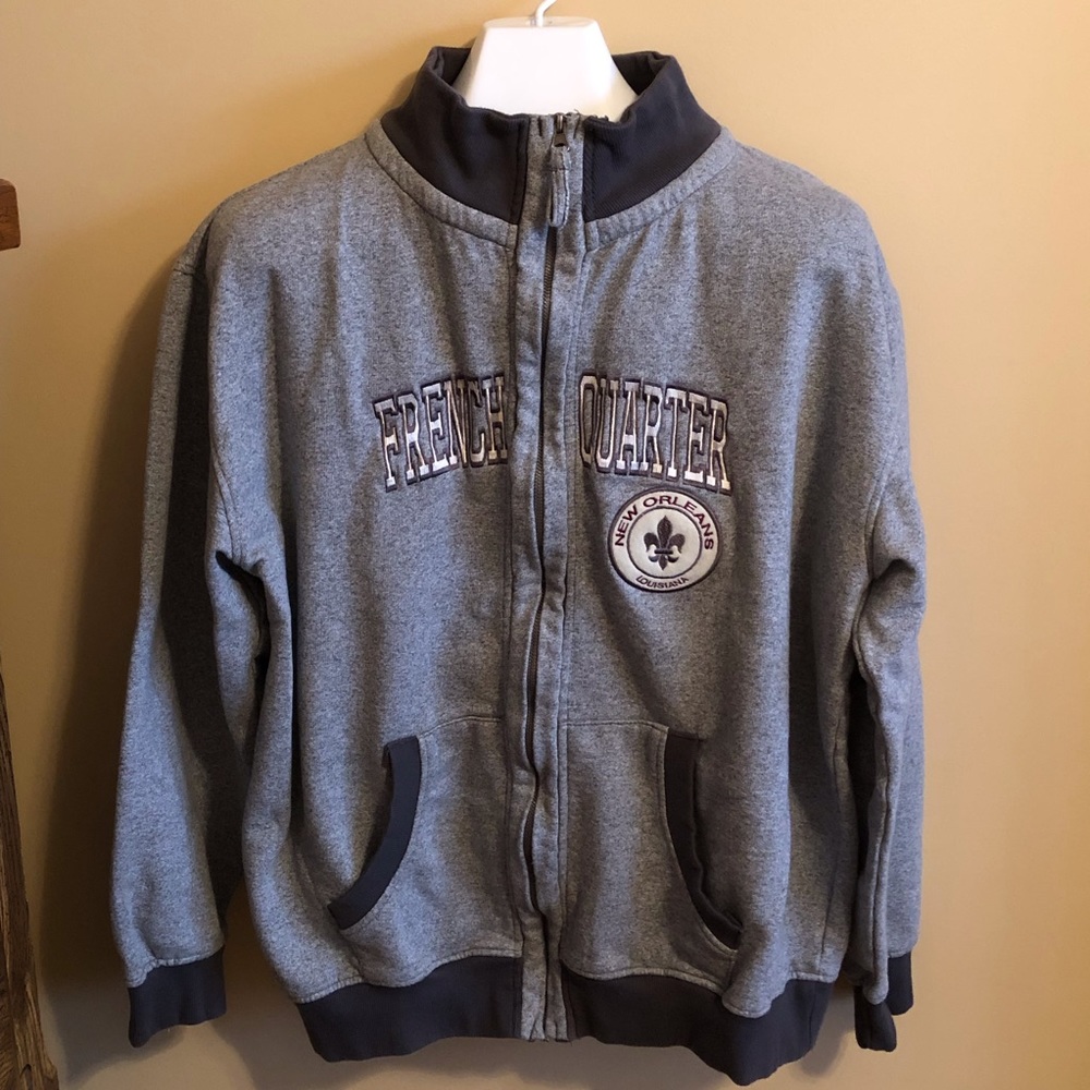 Rag Wear U.S.A. Size 2 XL Grey French Quarter New Orleans Jacket